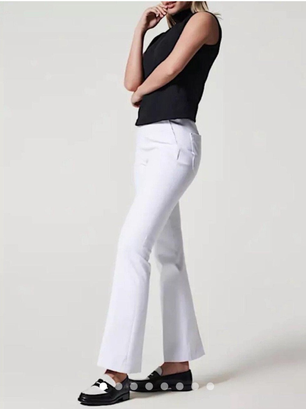 SPANX Kick Flare Pant Classic White- L
